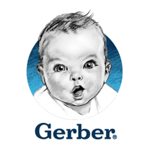 gerber logo white