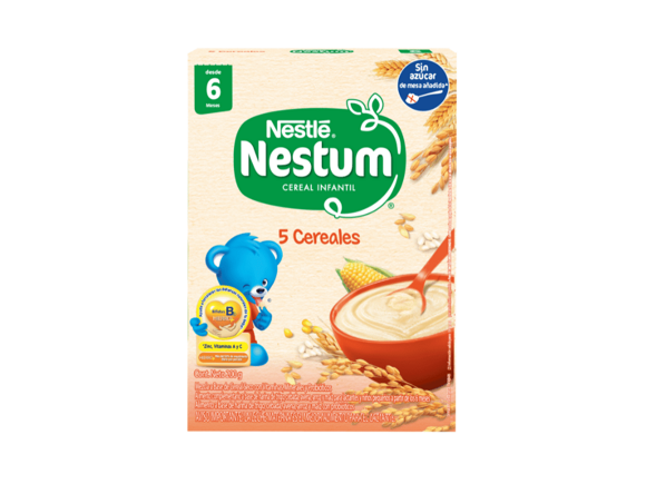 Cereal Infantil NESTUM 5 Cereales Sin Azúcar