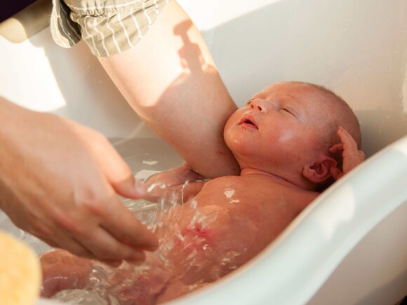 El baño del bebé