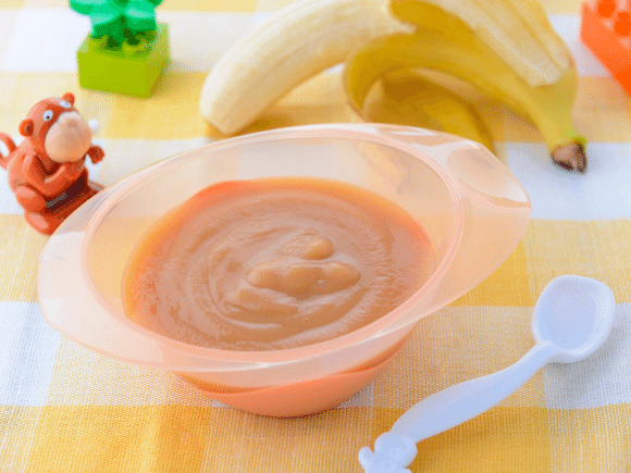 Receta Papilla de frutas con trigo hecho con Cereal Infantil NESTUM